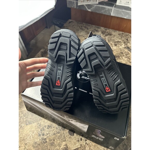 Ski-Doo Tec Snowmobile Boots Unisex Size 5 Black Skidoo Steel Toe - Picture 7 of 9